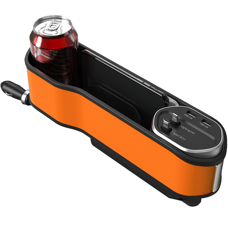 더존 차량용 정리 수납함 스마트 사이드포켓 TZ-P300, 1개, 오렌지 29,300원