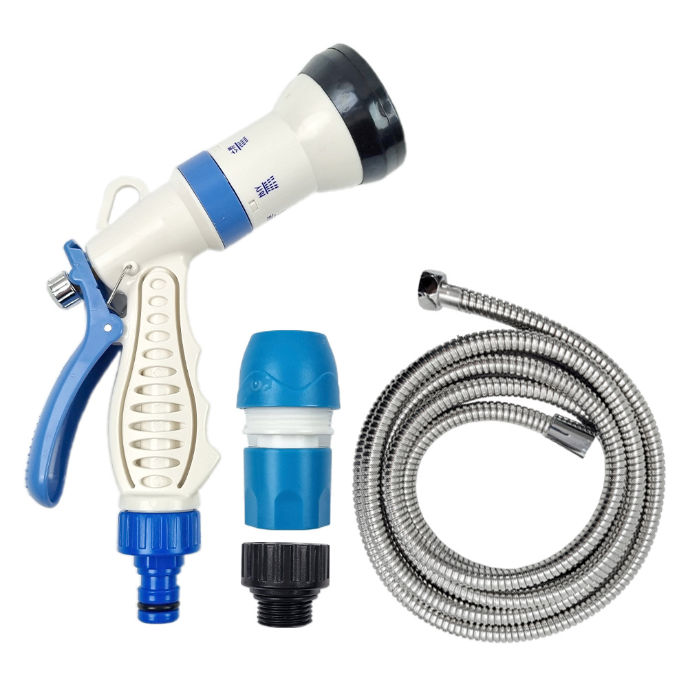 월드크린 다기능 스프레이건 + 스텐 호스줄 3m 세트, 혼합색상, 1세트 12,200원