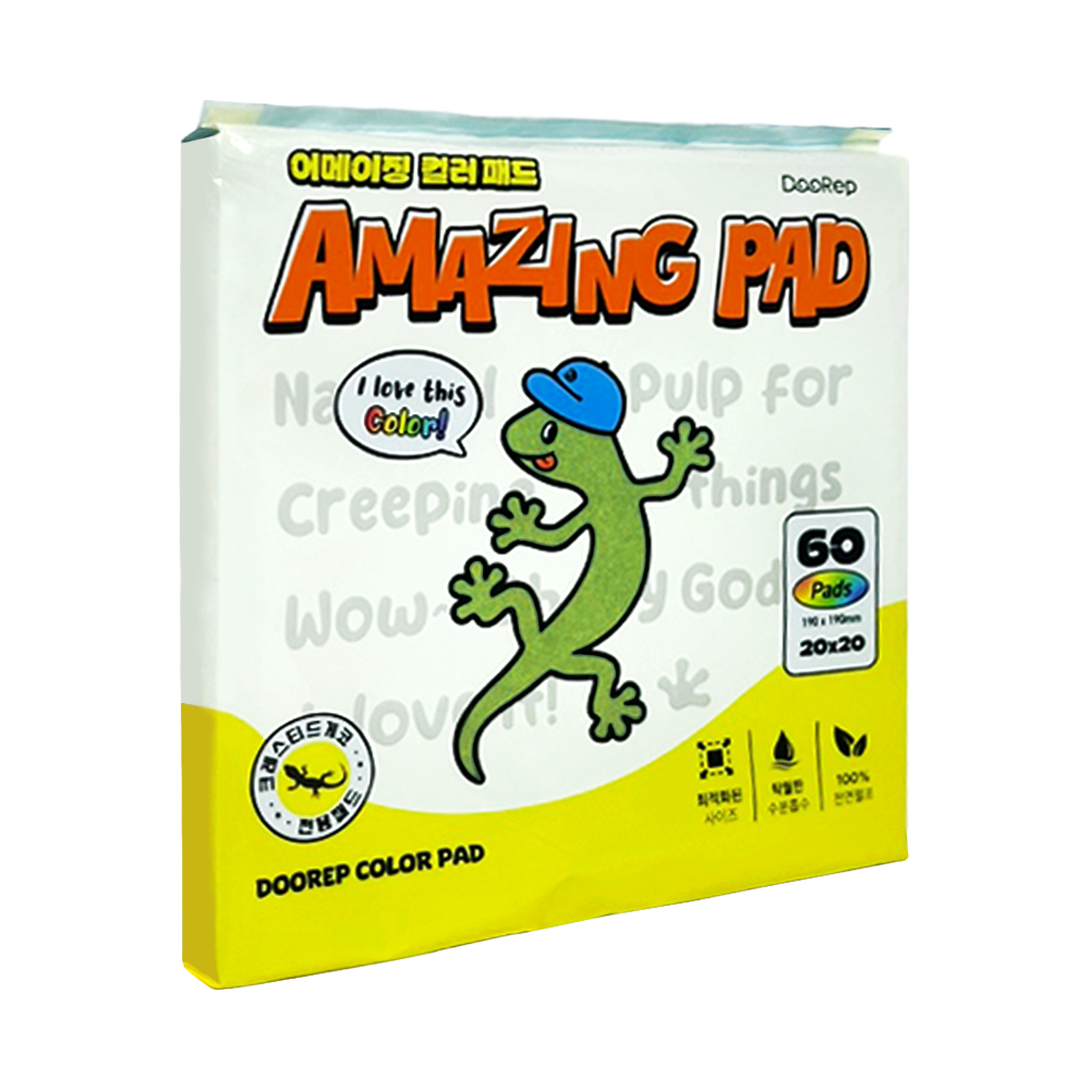 두렙 어메이징패드 칼라패드 20X20Cm 크레바닥재 아크릴사육장 9,400원