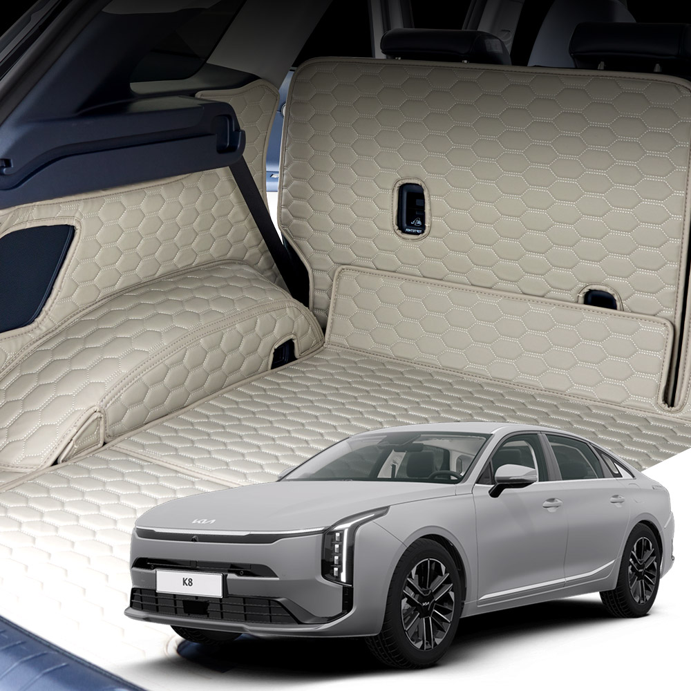 더뉴K8 3세대/GL3PE 프리미어 본투로드 하이브 풀커버 차량용 트렁크매트, 그레이, 24년8월~/KT071 94,880원