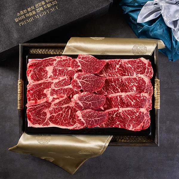 [냉장][청자골한우리]1등급 특1호 구이세트 1kg(등심500g+채끝300g+안심200g)한우선물세트 170,900원