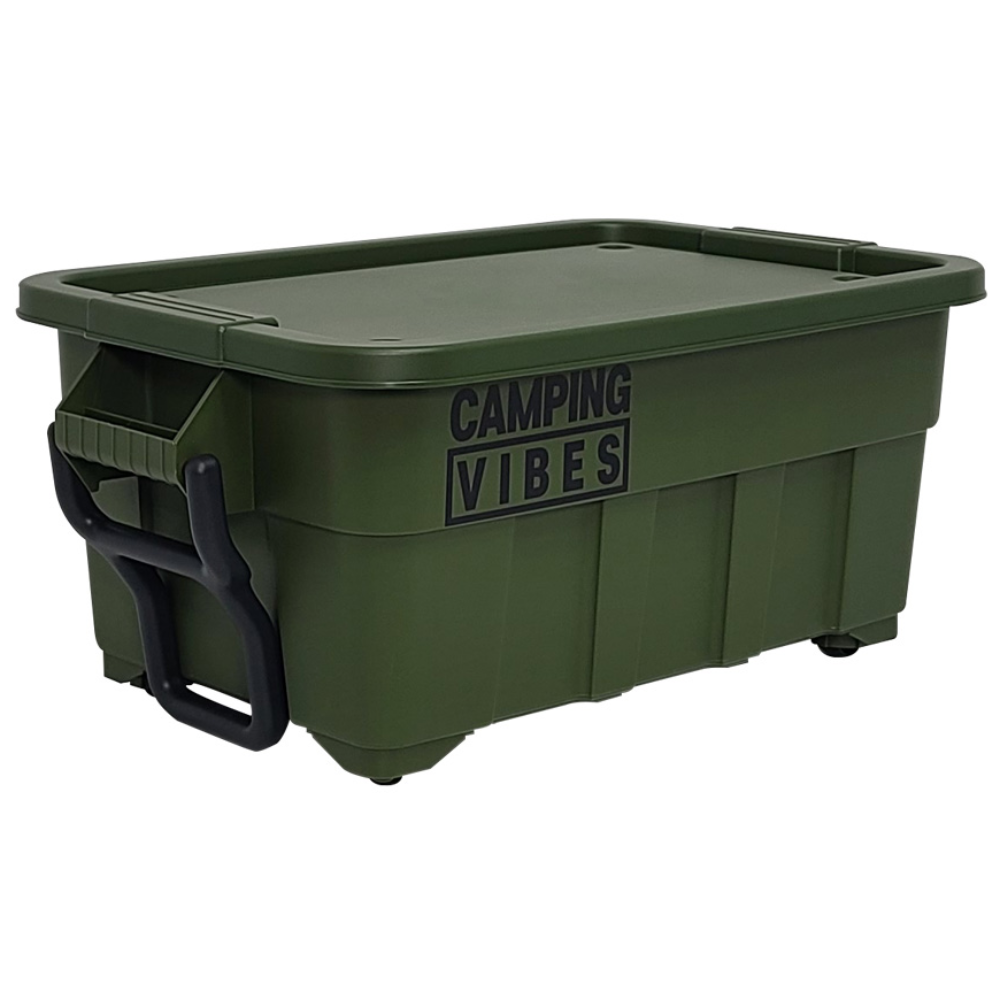 캠핑바이브스 멀티카고박스 기본구성 캠핑박스 토트박스, 그린, 1개 41,800원