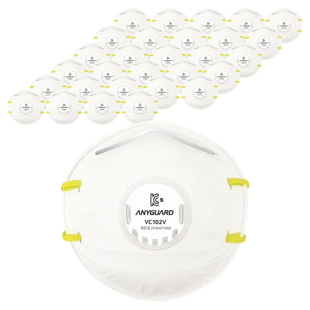 애니가드 안면부여과식 컵타입 밸브형 1급 방진 마스크 VC-102V 17,840원