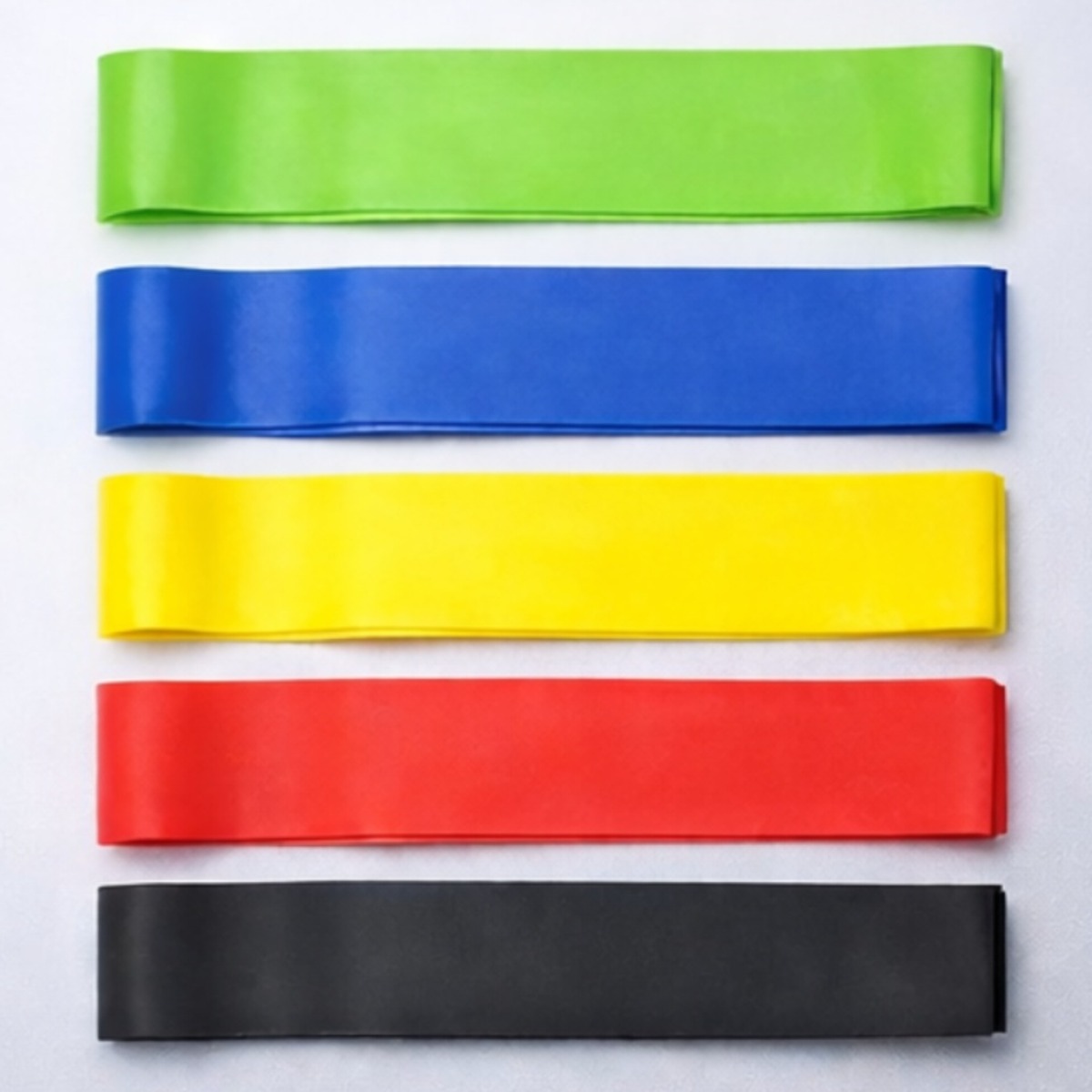 허니라벨 홈트 스트레칭 근력운동 고탄력 힙업 5단계 루프밴드, 1개, 그린+블루+옐로우+레드+블랙 7,900원
