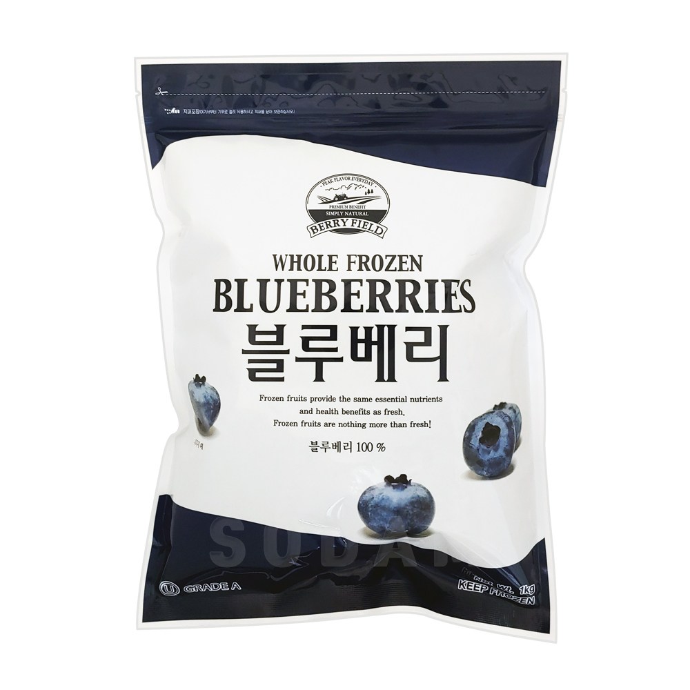 베리필드 냉동 블루베리 1kg / 칠레산 이룸푸드시스템 90,890원