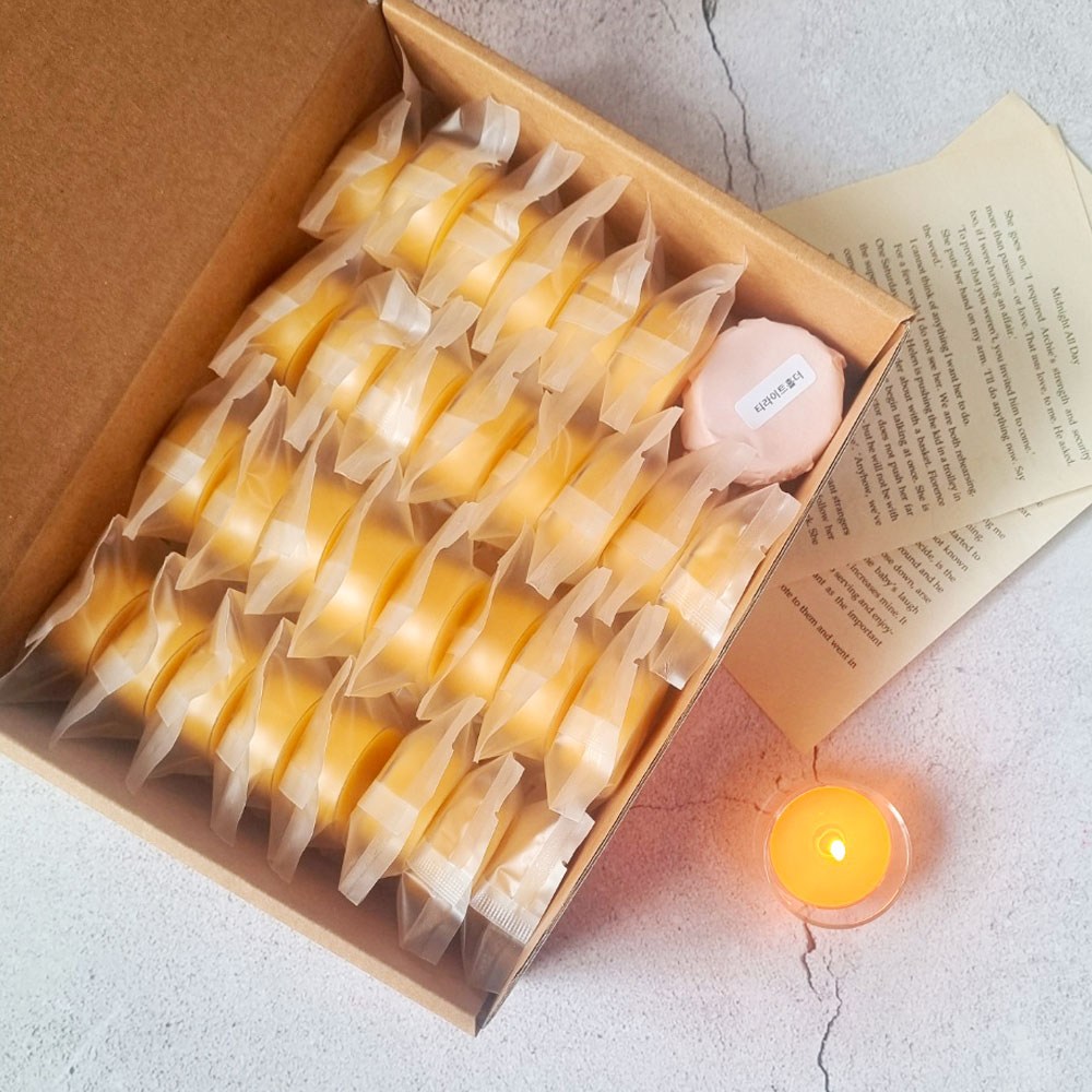 밀랍티라이트30구+티라이트홀더 개별포장 선물박스, 1세트, 450g 58,200원