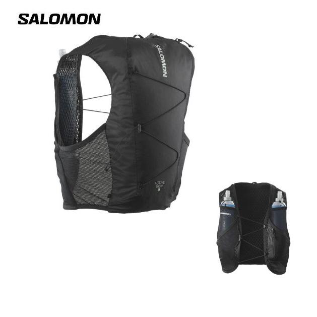 살로몬 액티브 스킨 8 트레일 러닝 조끼 베스트 백팩 가방 마라톤 플라스크 500ml 2개포함 126,000원