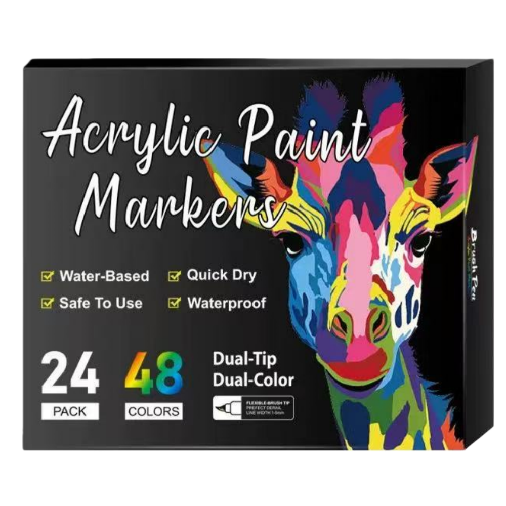 케이엠 투웨이 색상 드로잉 캘리그라피 필기 도구, 1세트 16,400원