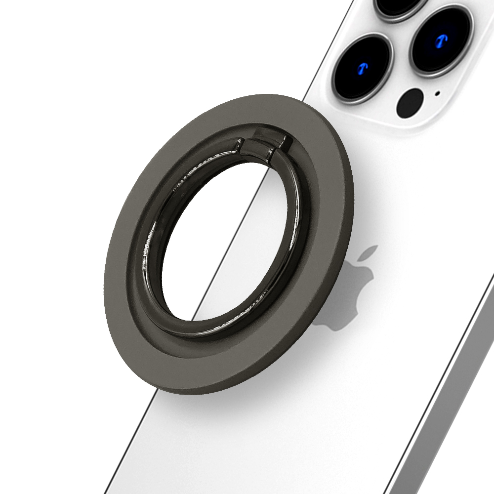 엑씨 전기종 탈부착 360도 회전 맥세이프 호환 스마트링 거치대 스마트 톡, 블랙, 1개 17,050원