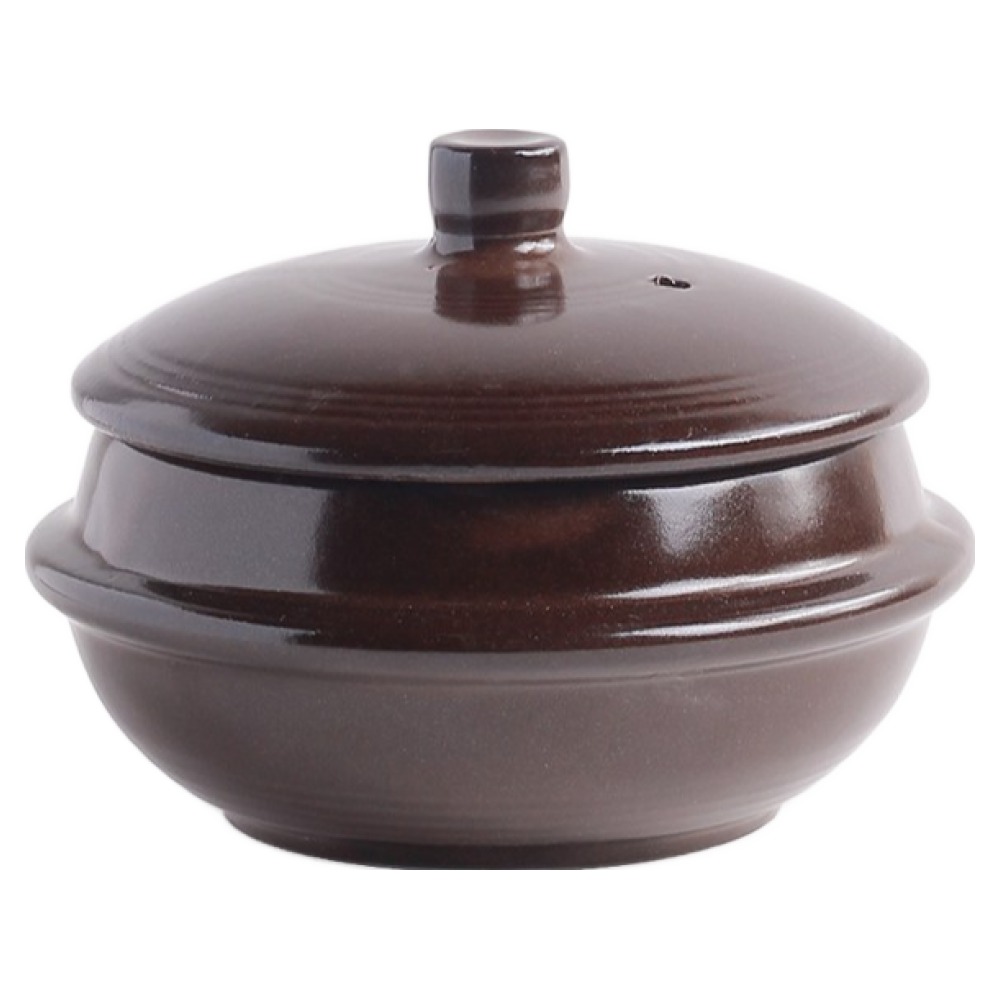 국산 황토 옹기방 미니 전골 뚝배기 내열 냄비 뚝배기밥, 1개 23,000원