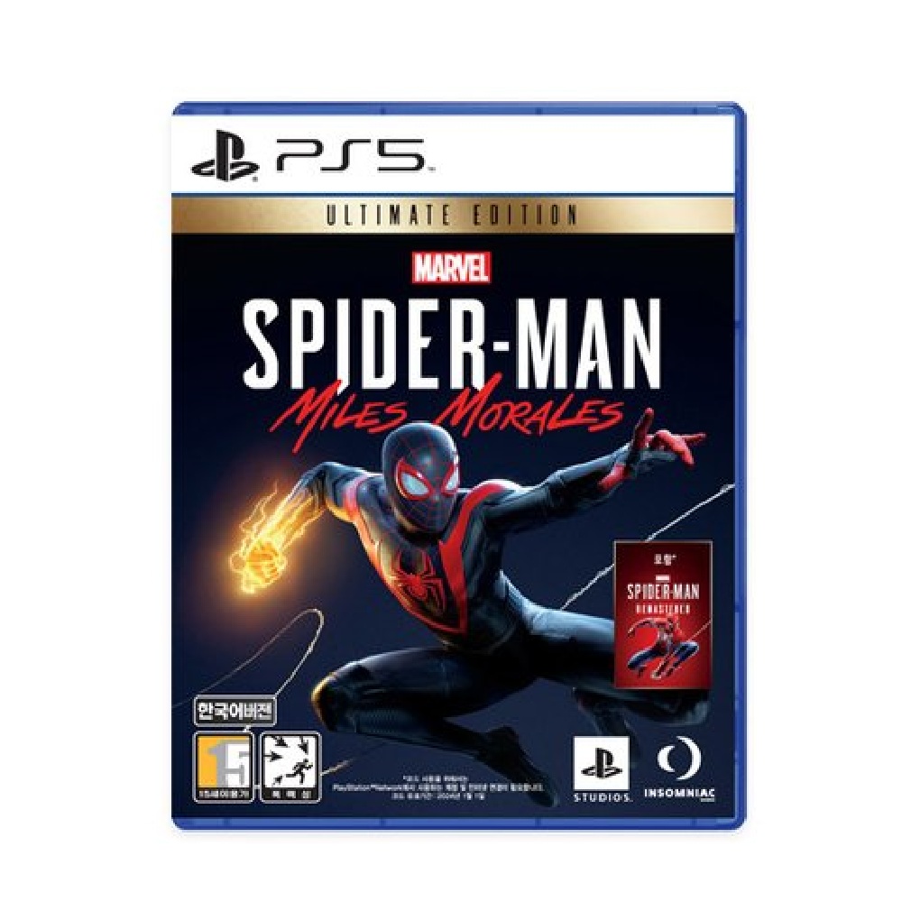 [PS5] 마블 스파이더맨 마일즈 모랄레스 얼티밋 에디션 114,800원