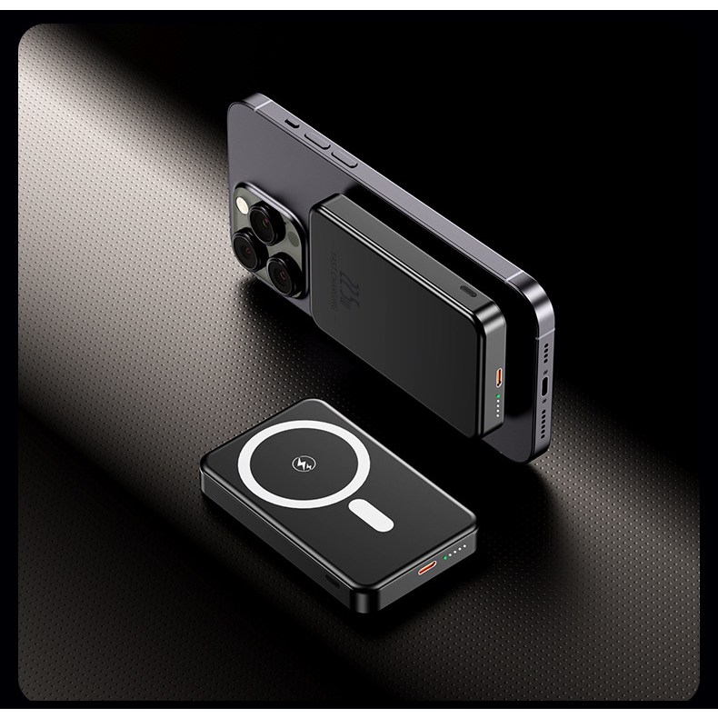 보조배터리 10000mAh 초박형 미니 보조배터리 15W 자석 흡착 무선충전 PD22.5W무선 보조 배터리 21,880원