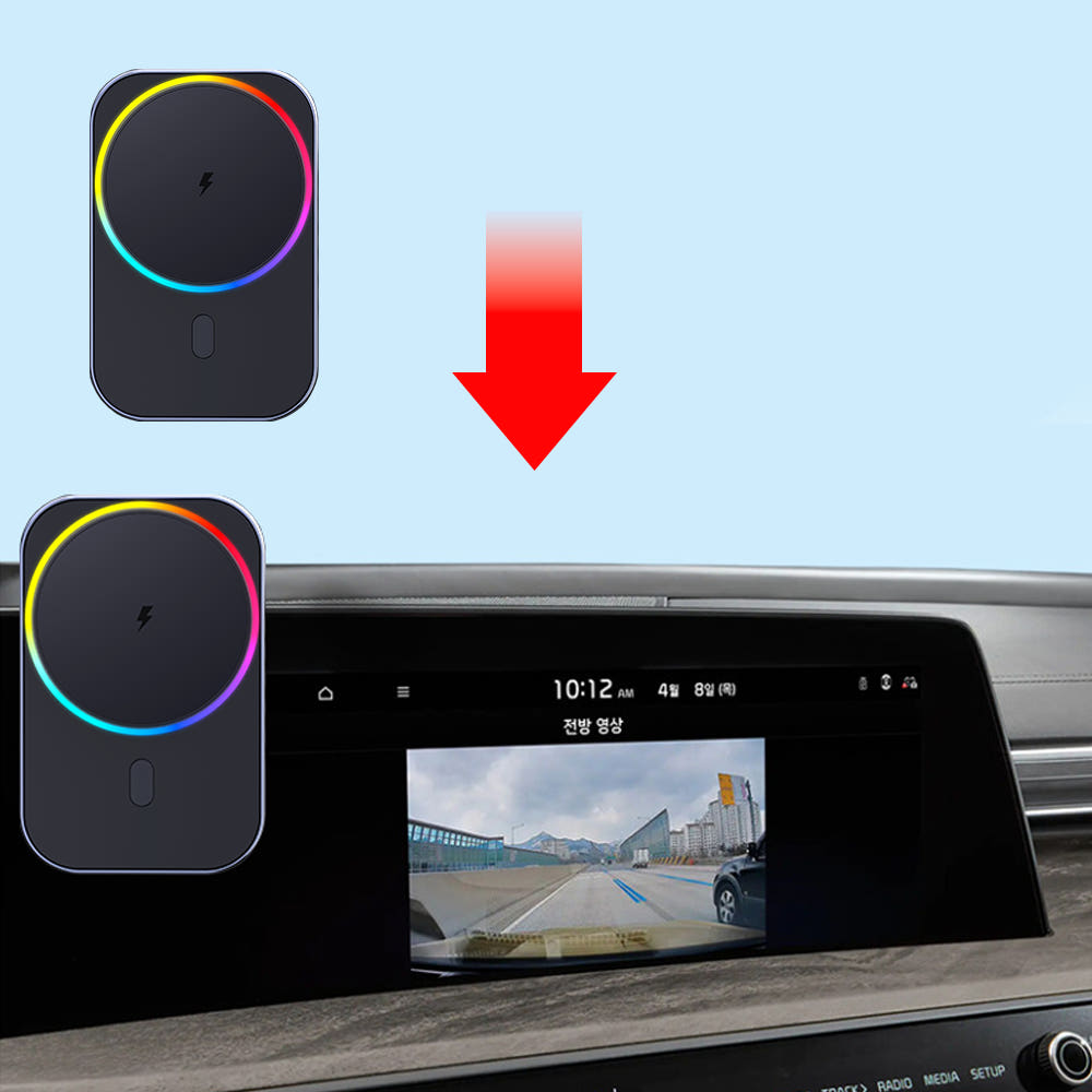 지시그니처 K8 GL3 2021~24 맥세이프 핸드폰 아이폰 무선충전 거치대 S26HK-Y 49,900원