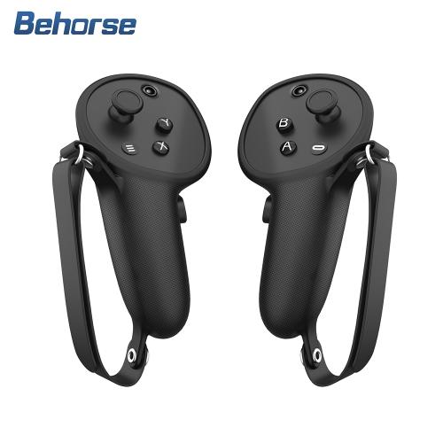 VR 컨트롤러 실리콘 보호 커버 케이스 핸들 그립 셸, 조정 가능한 너클 스트랩, 메타 퀘스트 프로 VR 호환용 액세서리 19,990원