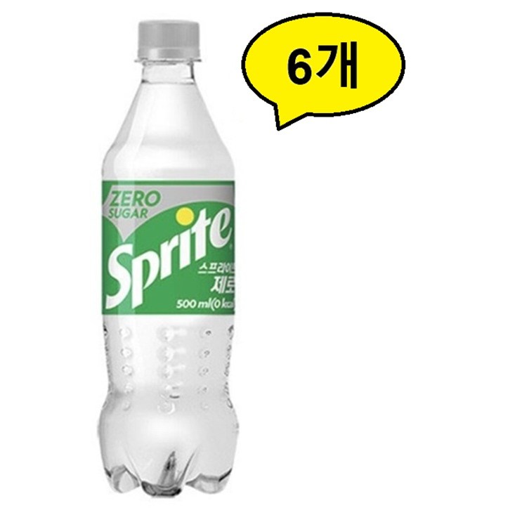 스프라이트 제로 사이다, 500ml, 6개, 현재가 3,860원