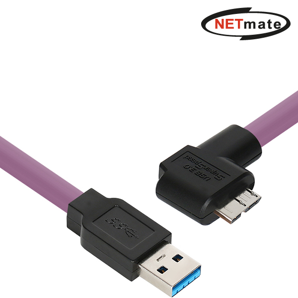 강원전자 넷메이트 CBL-HFPD3igMB-2mLA USB3.0 High-Flex AM-MicroB 케이블 2m (독일 igus 선재/꺾임), 1개 69,000원