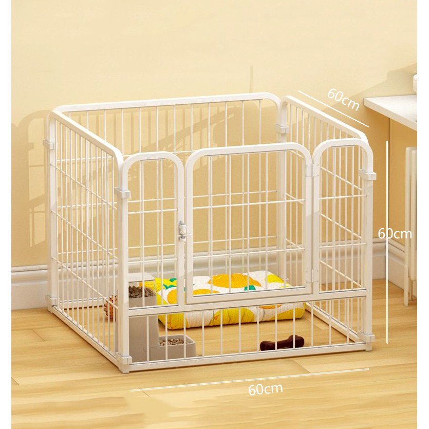 강아지 안전 분리형 펜스 반려동물 울타리 실내용 애견 펜스 자유조합 가정용 철제 케이지 YHY 37,800원