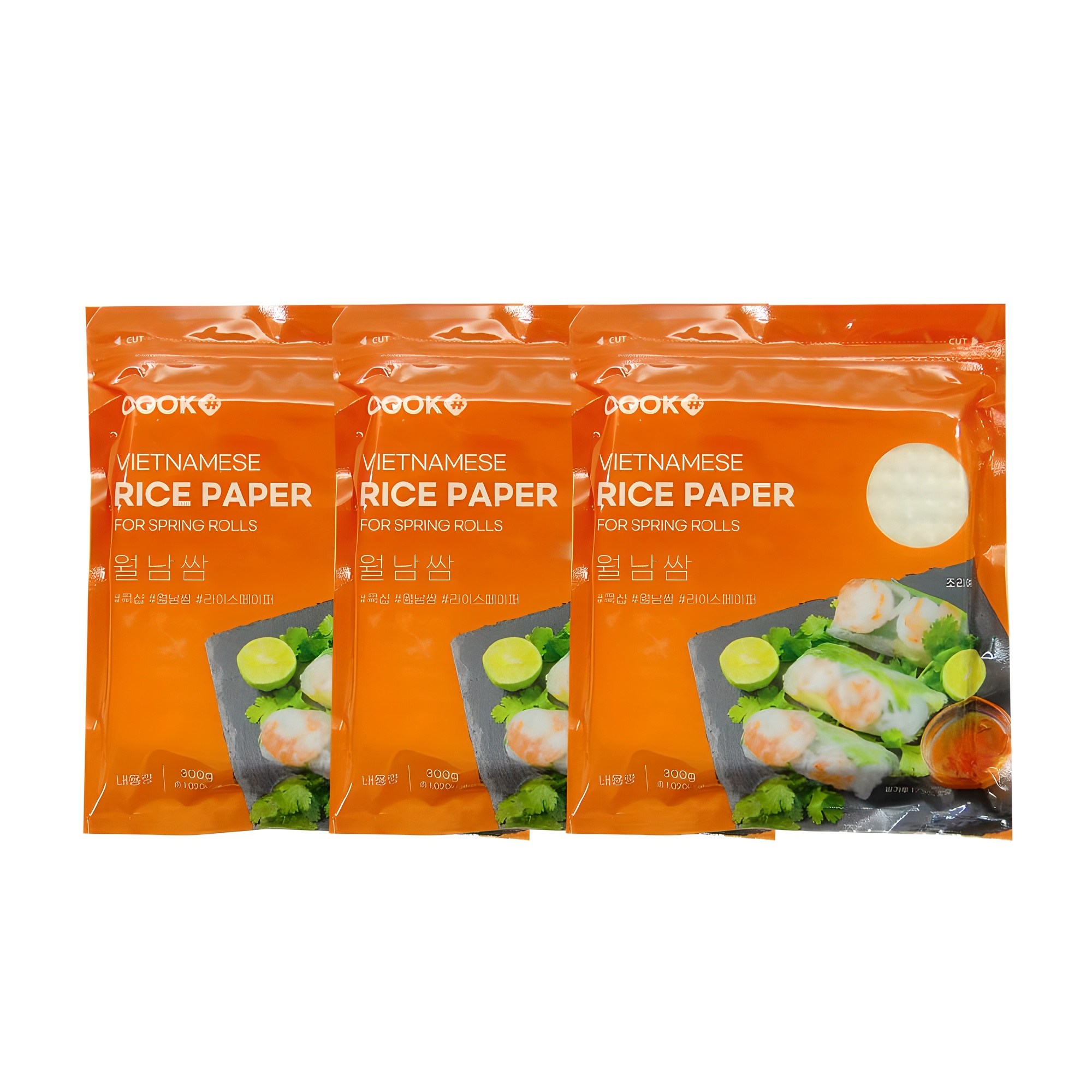 쿡샵 월남쌈 라이스페이퍼 사각, 300g, 3개 6,160원