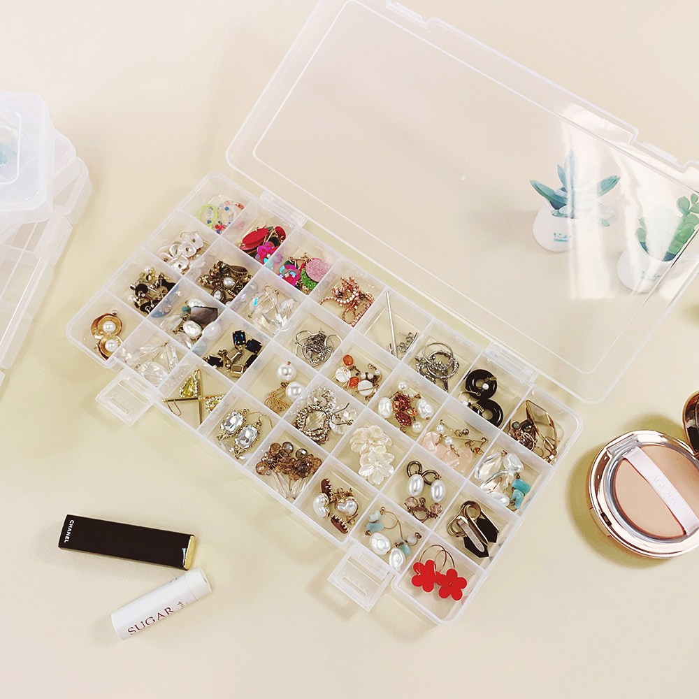 파미레 국산 악세사리 보관함 비즈통 약통, 1개, 현재가 1,500원