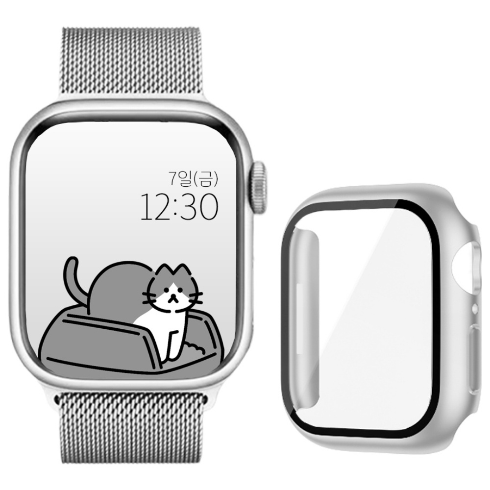 아이비온 애플워치 호환 밀레니즈 마그네틱 스트랩 + 풀커버 케이스 세트 13,100원