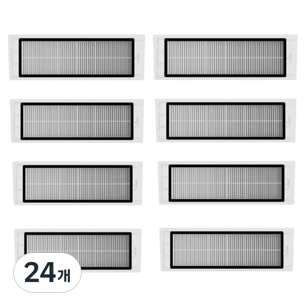 누심비 샤오미 로봇청소기 1세대부터 7세대 / S5 MAX MAXV / S6 MAXV / PURE 호환 교체 필터, 단일상품, 24개 24,300원
