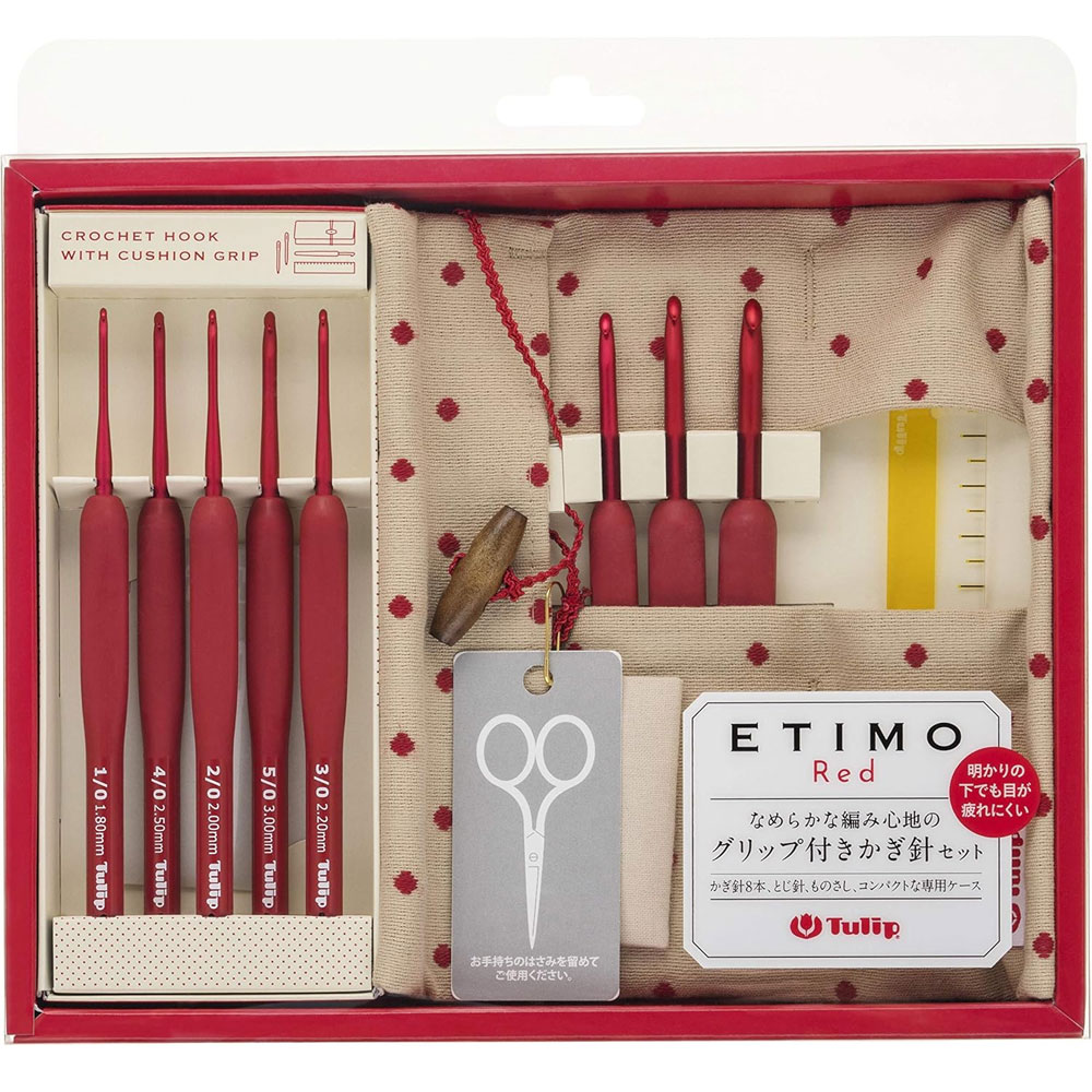 튤립 ETIMO 에티모 레드 뜨개질 코바늘 세트 TED-001 98,830원