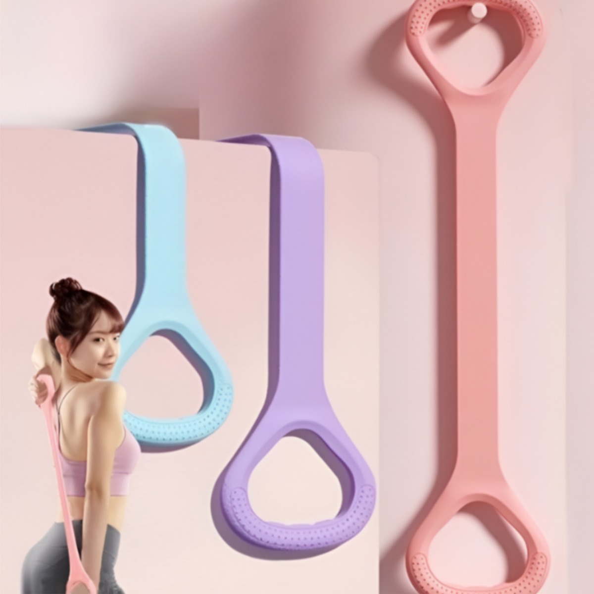 해피조슈아 필라테스 요가 밴드, 3개, 핑크, 바이올렛, 스카이 5,500원