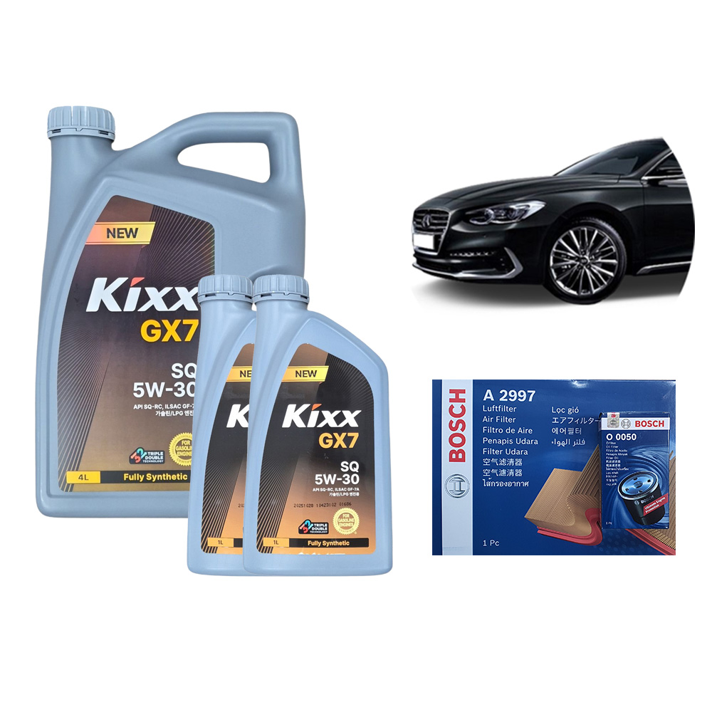 [킥스 GX7 5W30] 그랜저IG 3.0 LPI LPG 엔진오일+에어크리너+오일필터 세트 54,900원