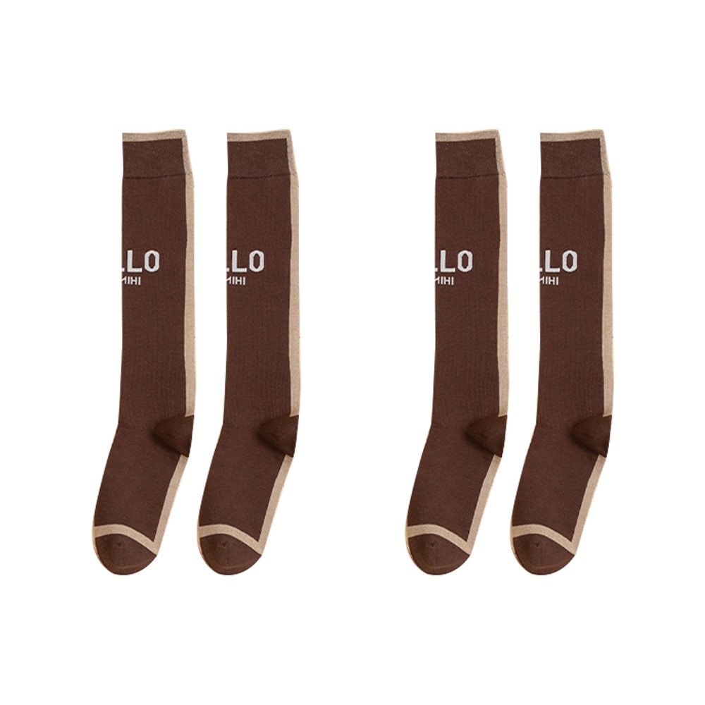 에델린 여성용 하이코튼 니삭스 양말 세트 2,000원