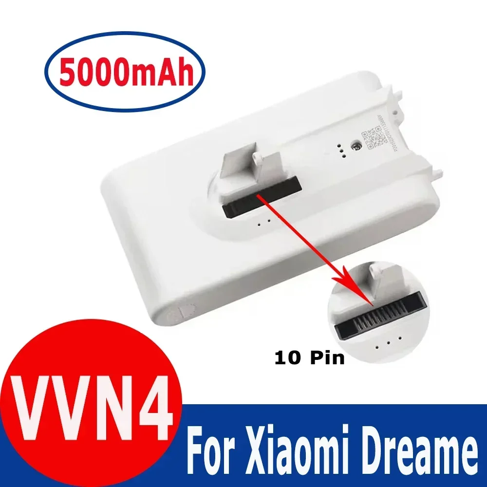 샤오미 드리미 V8/V9/V9P/V10/XR/VVN3/VVN4 진공 청소기 교체 배터리 - 신형 업그레이드 25.2V 5000mAh 리 71,080원
