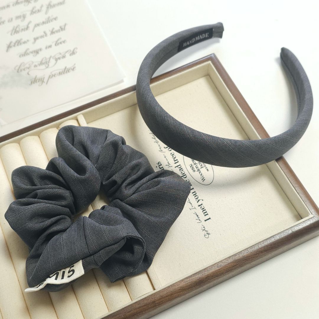 [곱창밴드+머리띠] 다프네 스트라이프 빅 대왕 풍성한 곱창밴드 곱창끈 곱창머리끈 스크런치 머리끈 볼륨 귀안아픈 머리띠 헤어밴드 12,900원