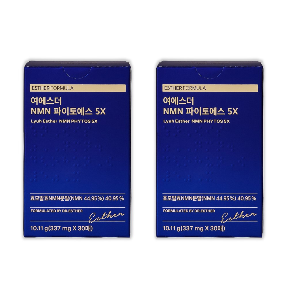 에스더포뮬러 여에스더 NMN 파이토에스 5X 효모 필름 30p 42,300원