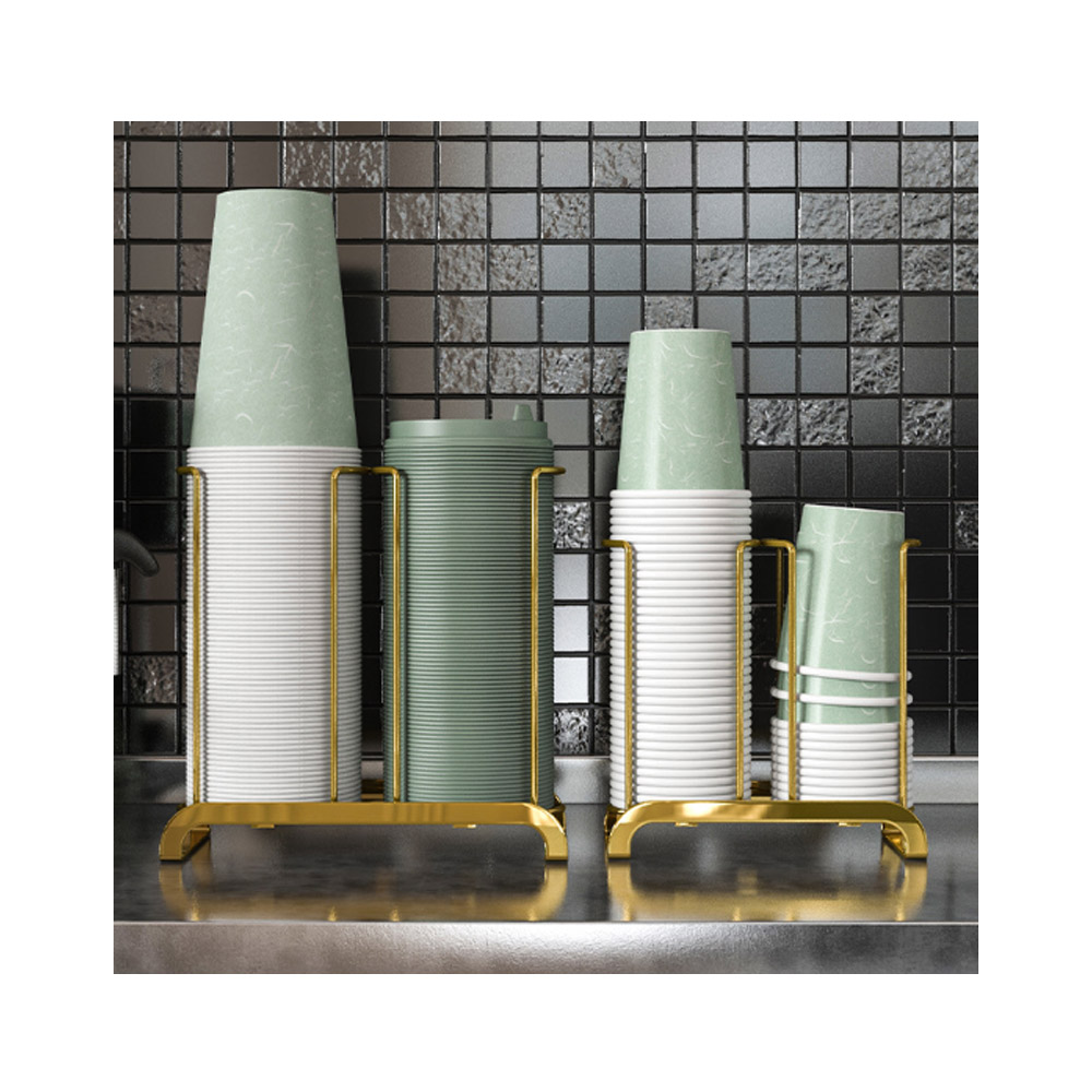 골드 종이컵 테이크아웃 홀더 디스펜서 정리대 보관대, 1개 15,800원