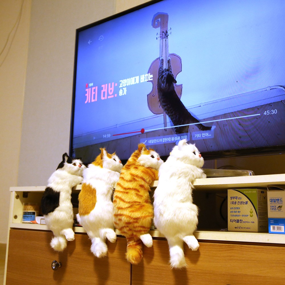 홈인테리어 데롱 매달린 펫 고양이장식 4종세트 39,800원