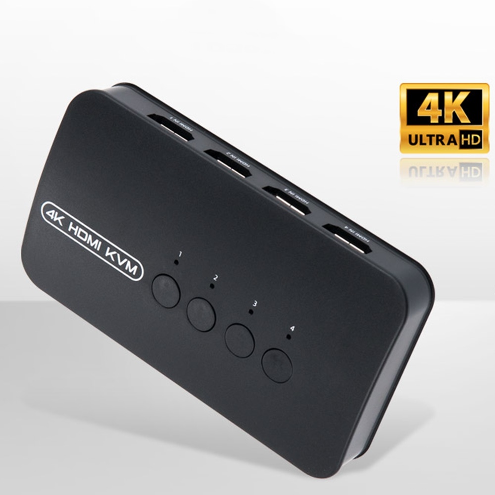 키보드 마우스 하나로 컴퓨터 PC 4대 사용 HDMI KVM 4:1 4K 81,170원