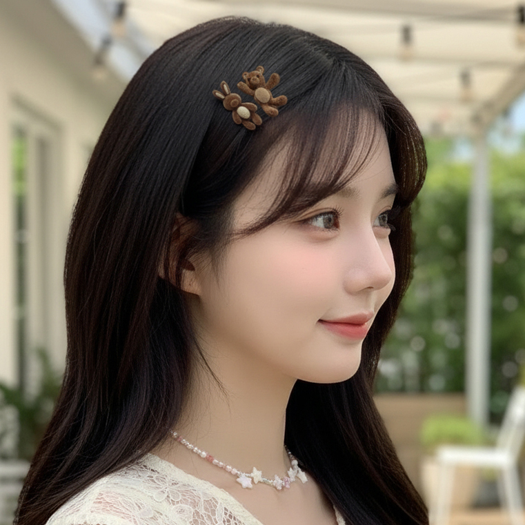 미다미 데일리 동물 집게 헤어핀 2종 세트 1648 5,900원