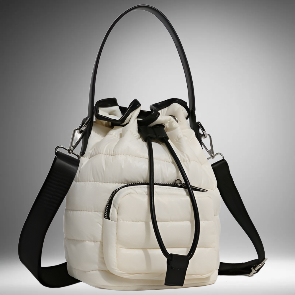 지니마켓25 겨울감성 데일리 투웨이 퀼팅 버킷백 (토트&크로스) 38,900원