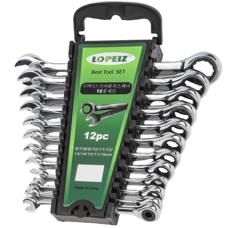 LOPEIZ 로페이즈 72기어라쳇랜치 스패너세트 12PCS 공구 스페너 셋트 라쳇 렌치 별렌치 8~12 라쳇,1세트라쳇 렌치,라쳇렌치,라쳇,공구 스파나세트,깔깔이 스패너 세트 31,320원