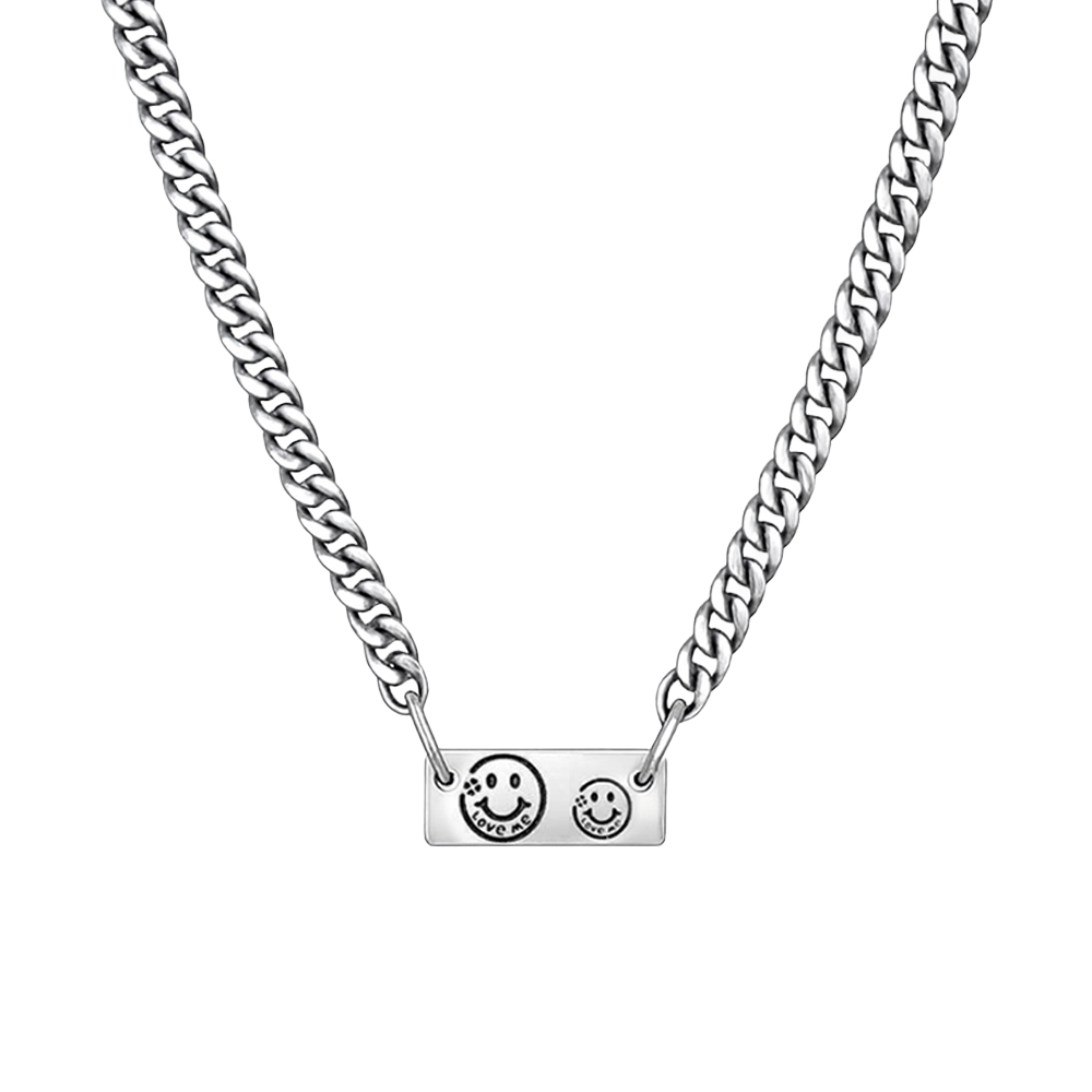 헤미안 실버 925 빈티지 스마일 은 목걸이 HN2507057 134,500원