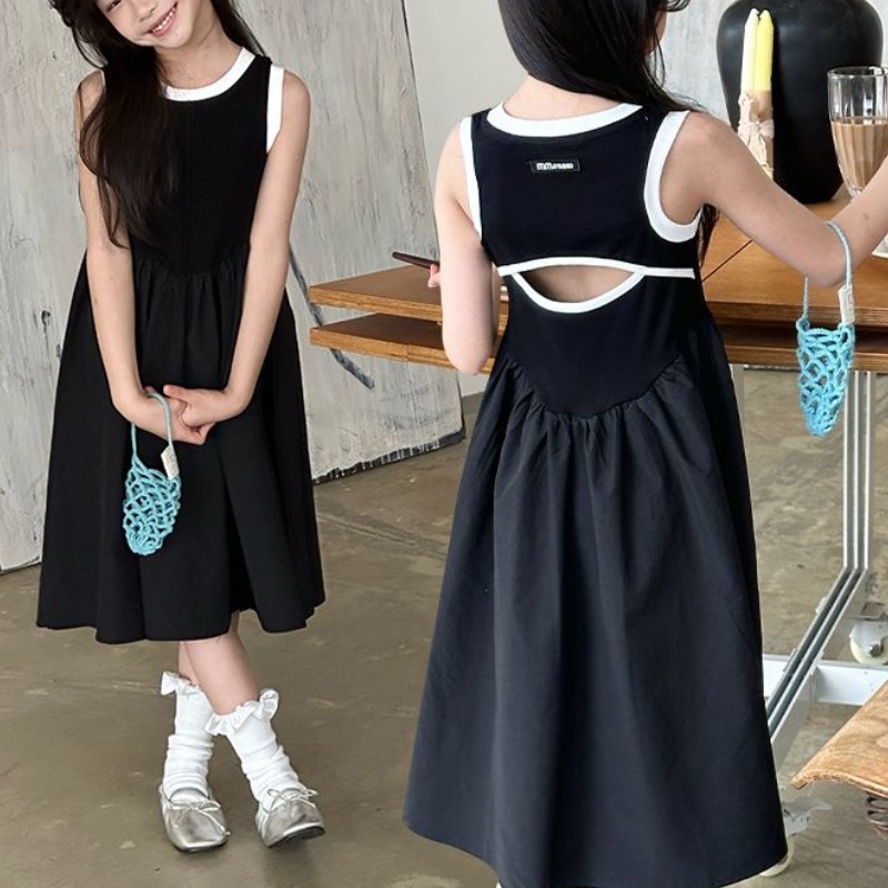 해피유통 여아 투톤 민소매 원피스 패셔너블 오픈 백 디자인디자인14세 이상 25,910원