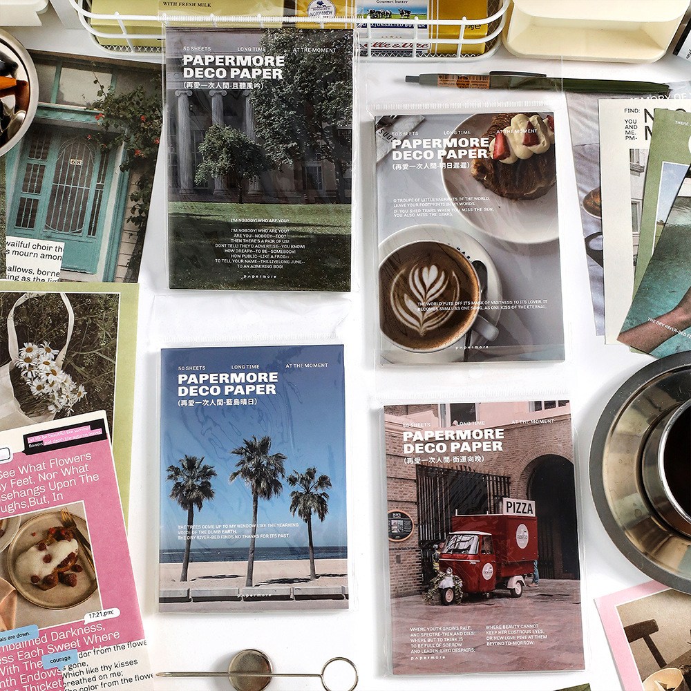 다꾸 배경지 세트 vol 50 빈티지 페이퍼 감성 스크랩 예쁜 종이 다이어리 꾸미기 4,000원