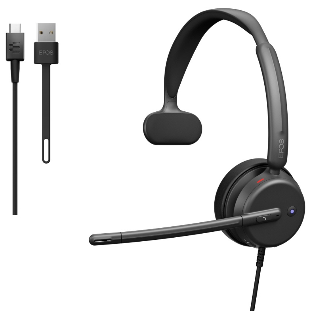 EPOS 화상회의를 위한 USB 유선 헤드셋 Impact 430T 한쪽귀형 149,000원