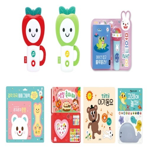 [블루래빗] 2026 동요사운드북7종 / 영유아 멜로디 동요책 두뇌감각 오감발달 154,350원