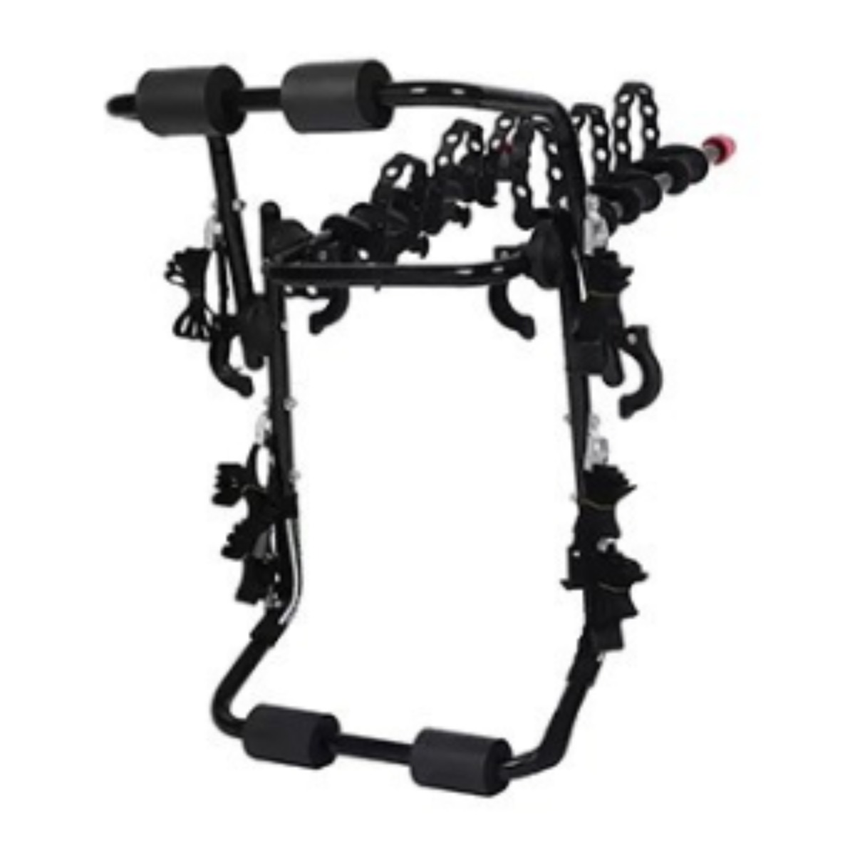 트레일뮬 오프로드 차량용 자전거 캐리어 로드 픽시 MTB SUV 후면 랙 짐칸 스텐드 루프, 고탄소강 블랙A, 1개 189,000원