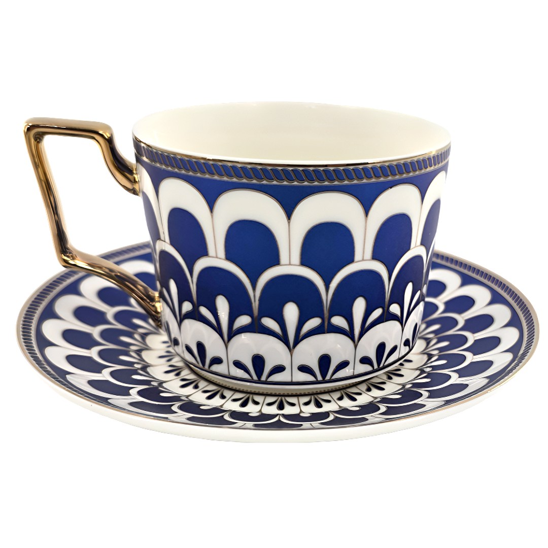 바사홈데코 로얄 골드라인 코튼플라워 커피잔 유럽풍 찻잔 티컵소서 카페커피잔 찻잔세트 43,900원