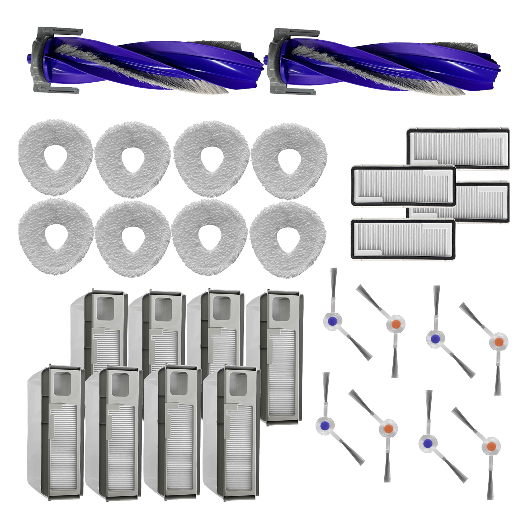 오피스토어 울트라 소모품 로봇청소기 필터 메인브러쉬 물걸레 리필 사이드브러쉬 먼지봉투 더스트백 5종 풀 세트, 1세트, 나르왈 프레오 x 34,690원