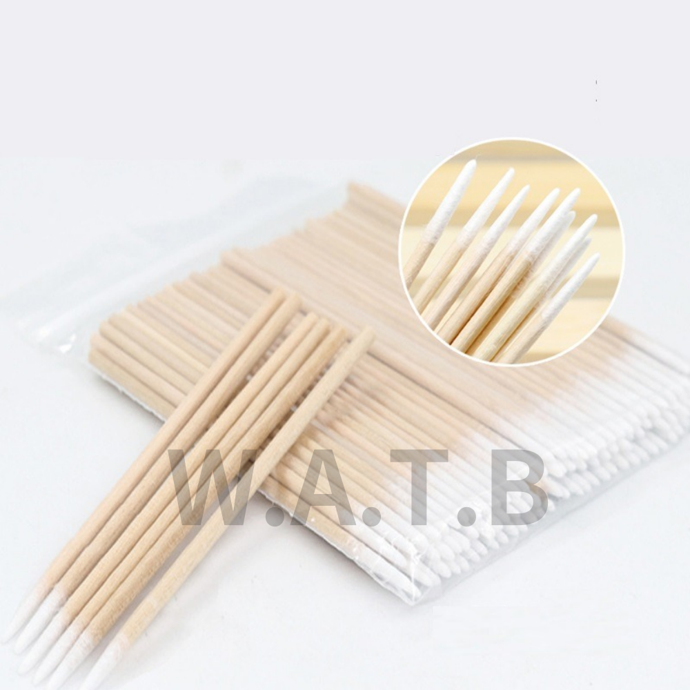 W.A.T.B 다용도 초미세 면봉 얇은 마이크로 면봉 이어폰 틈세 청소, 3개, 100개입 5,380원