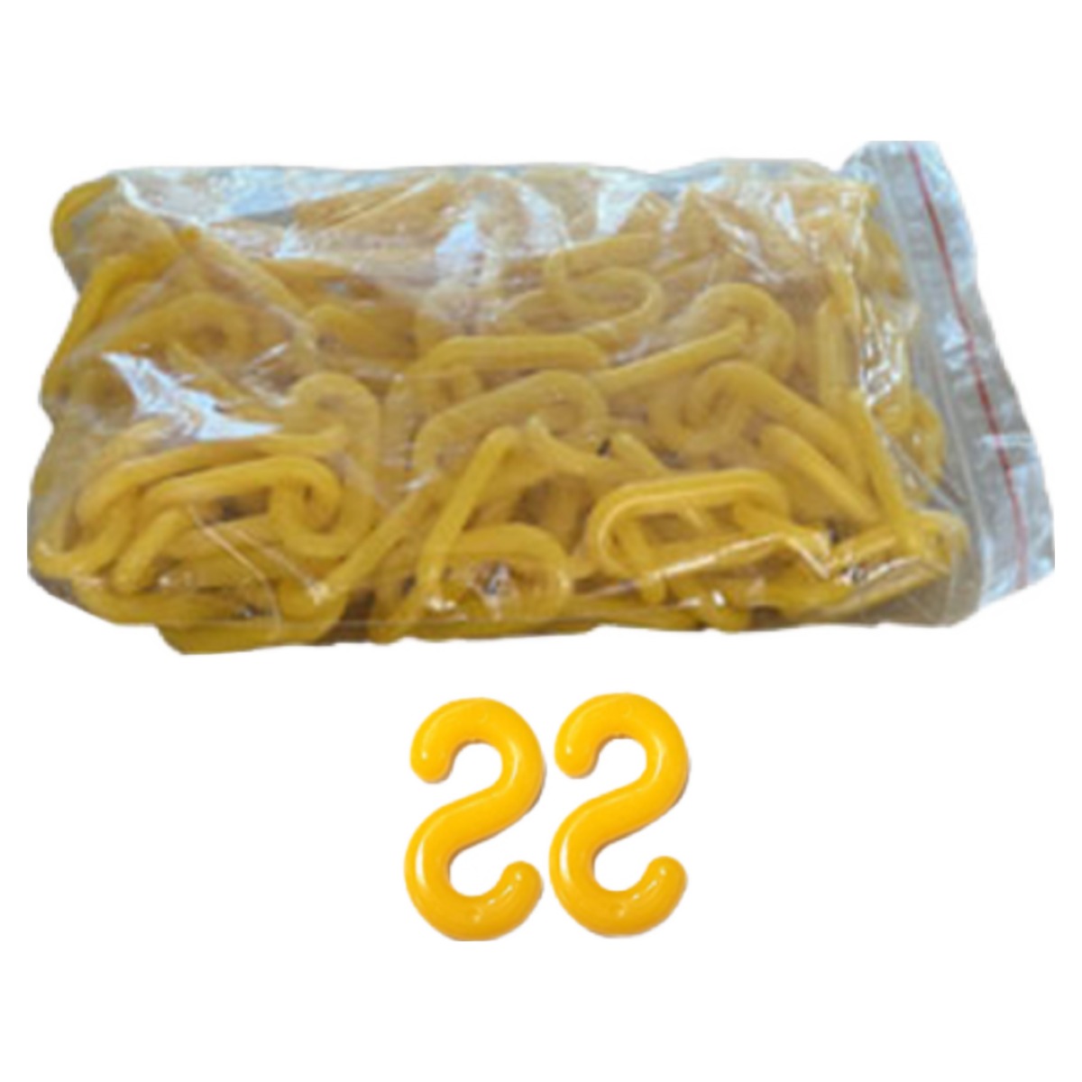 TIS 플라스틱 롤체인 노랑 + S고리 2p 세트 16,950원