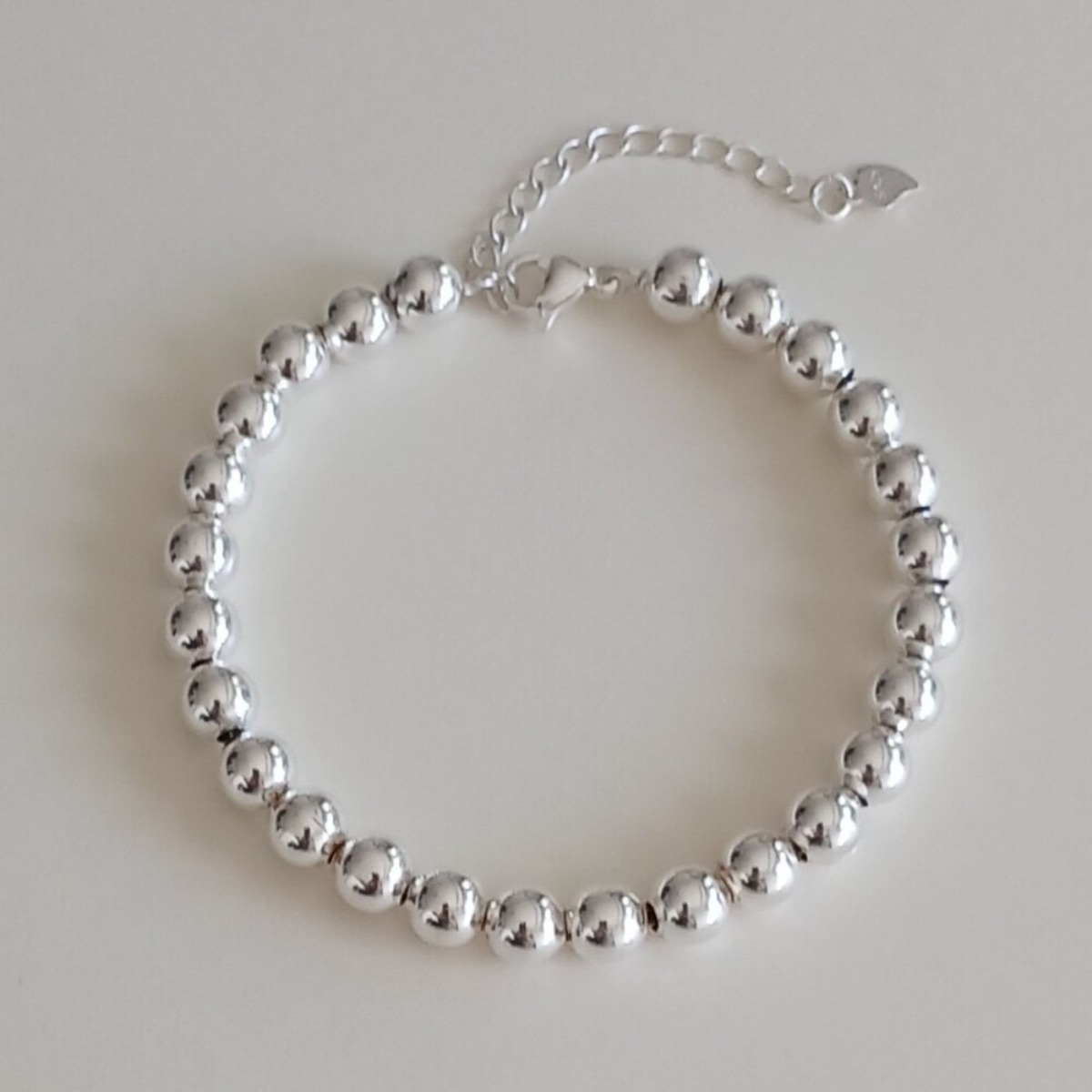 웰리나 6mm 큰 은볼 팔찌 은팔찌 커플팔찌 925도금 18,800원