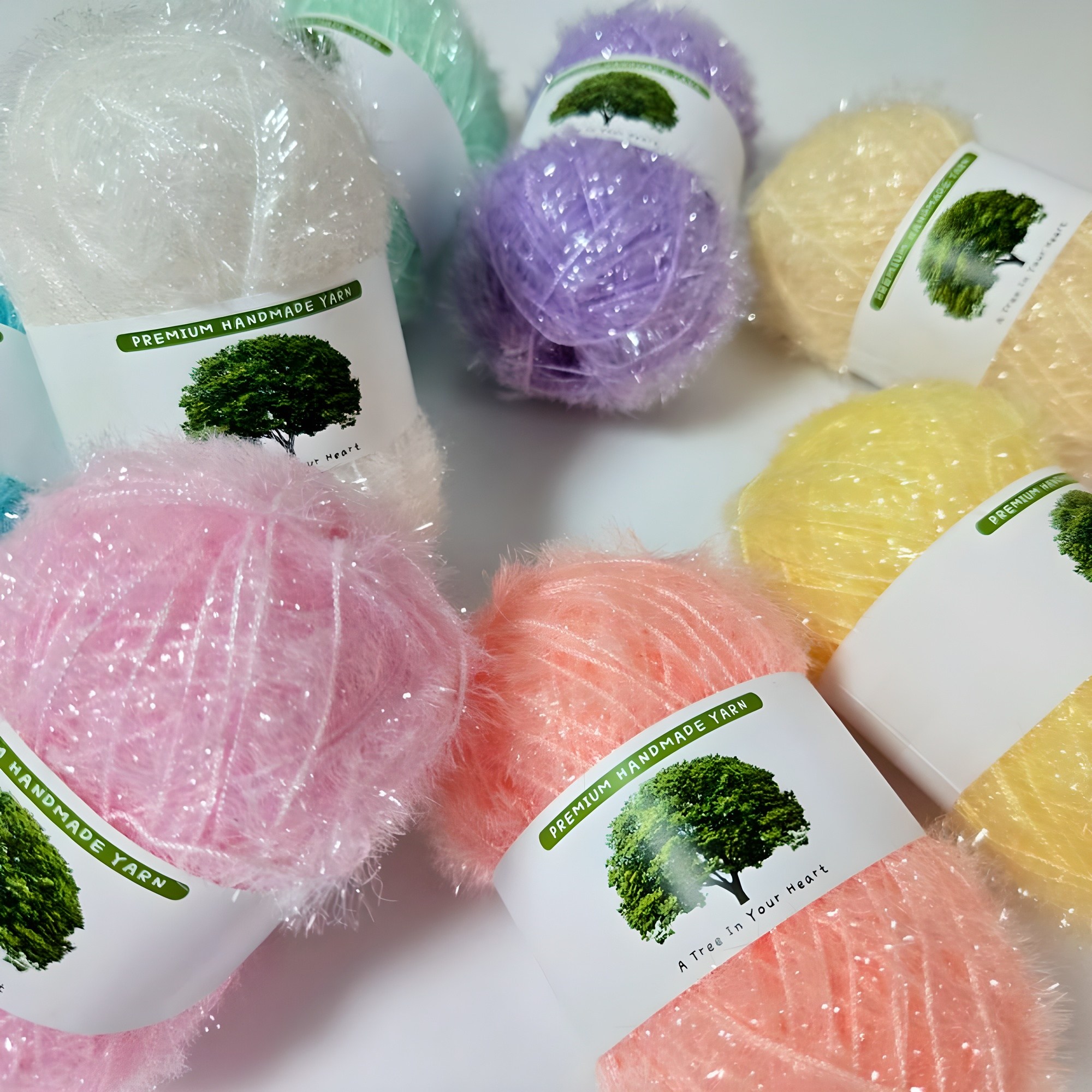 실감는삼촌 수세미실 8종 세트 10,400원